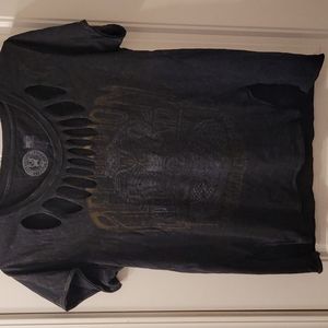 Affliction women's motorcycle shirt